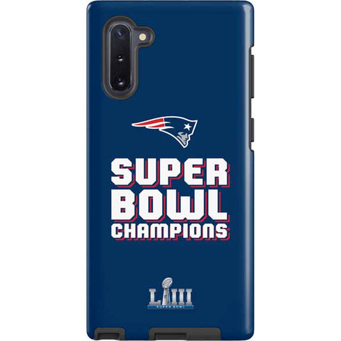 NFL Patriots Super Bowl LIII Champions Galaxy Cases