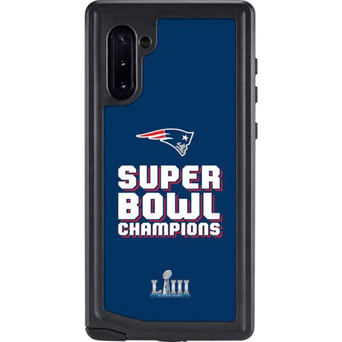 NFL Patriots Super Bowl LIII Champions Galaxy Cases