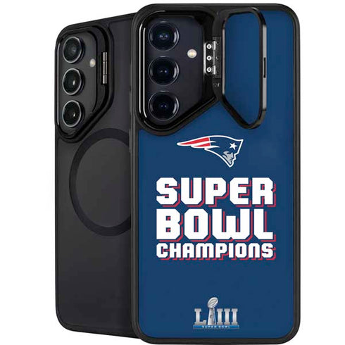 NFL Patriots Super Bowl LIII Champions Galaxy S24 FE Kickstand Case