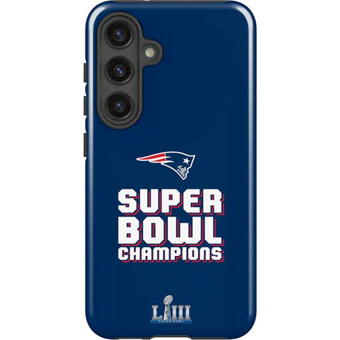 NFL Patriots Super Bowl LIII Champions Galaxy S25 Plus Impact Case