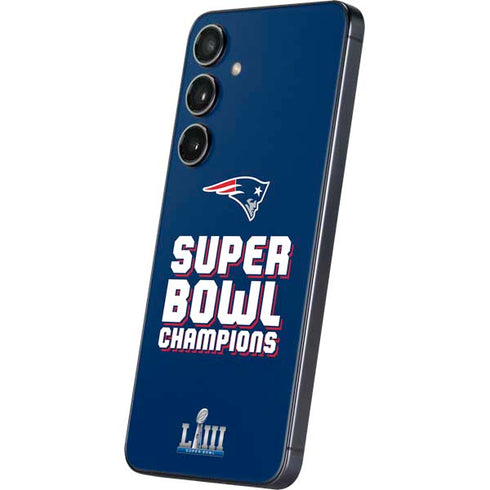 NFL Patriots Super Bowl LIII Champions Galaxy S24 Plus Skin