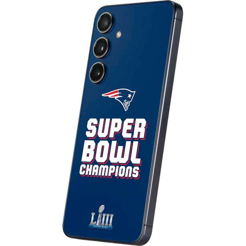 NFL Patriots Super Bowl LIII Champions Galaxy S25 Skin