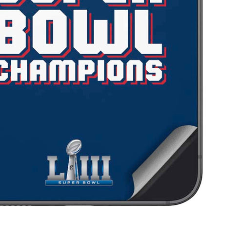 NFL Patriots Super Bowl LIII Champions Galaxy S25 Skin