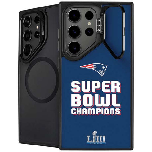 NFL Patriots Super Bowl LIII Champions Galaxy S24 Ultra Kickstand Case