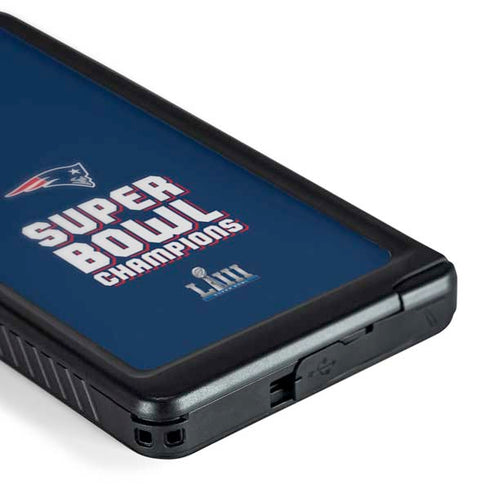 NFL Patriots Super Bowl LIII Champions Galaxy S24 Ultra Waterproof Case