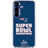 NFL Patriots Super Bowl LIII Champions Galaxy S25 Clear Case