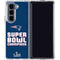 NFL Patriots Super Bowl LIII Champions Galaxy Z Fold5 5G Clear Case