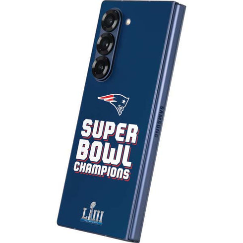 NFL Patriots Super Bowl LIII Champions Galaxy Z Fold6 Skin
