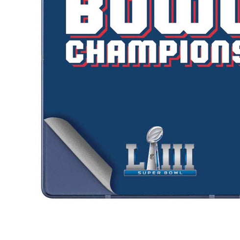 NFL Patriots Super Bowl LIII Champions Galaxy Z Fold6 Skin