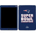 NFL Patriots Super Bowl LIII Champions iPad Skins