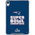 NFL Patriots Super Bowl LIII Champions iPad 11th Gen (2025) Clear Case