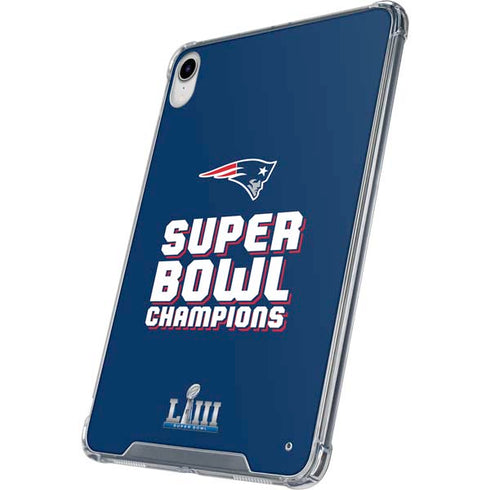NFL Patriots Super Bowl LIII Champions iPad 11th Gen (2025) Clear Case