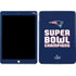 NFL Patriots Super Bowl LIII Champions Apple iPad Skin