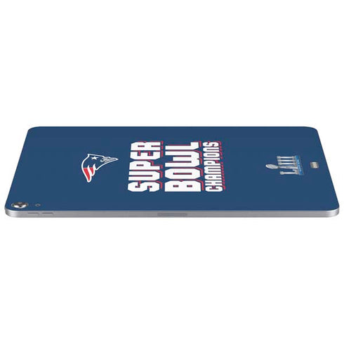NFL Patriots Super Bowl LIII Champions Apple iPad Air Skin