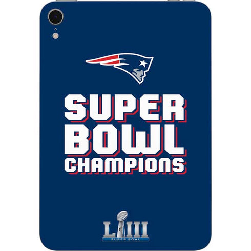 NFL Patriots Super Bowl LIII Champions Apple iPad Mini Skin