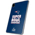 NFL Patriots Super Bowl LIII Champions iPad Pro 11in (2024) Clear Case