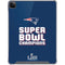 NFL Patriots Super Bowl LIII Champions iPad Cases