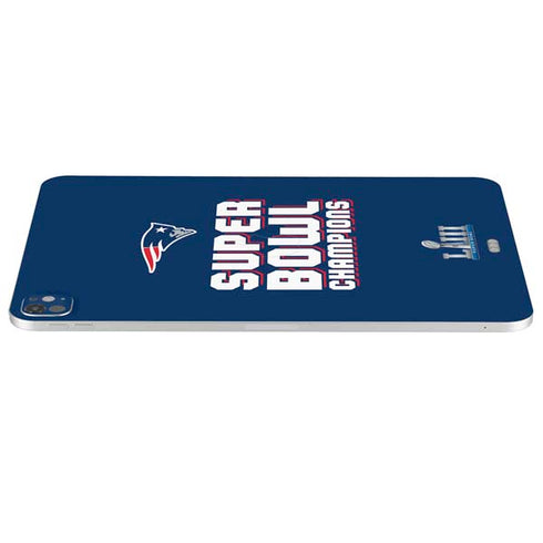 NFL Patriots Super Bowl LIII Champions iPad Pro 13in M4 (2024) Skin