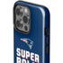 NFL Patriots Super Bowl LIII Champions iPhone 15 Pro Impact Case