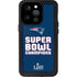 NFL Patriots Super Bowl LIII Champions iPhone 15 Pro Waterproof Case