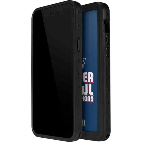 NFL Patriots Super Bowl LIII Champions iPhone 15 Pro Waterproof Case