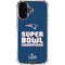 NFL Patriots Super Bowl LIII Champions iPhone 16 Clear Case