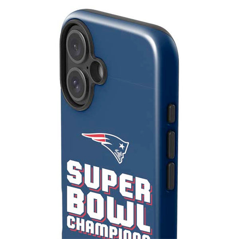 NFL Patriots Super Bowl LIII Champions iPhone 16 Impact Case