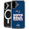 NFL Patriots Super Bowl LIII Champions iPhone 16 MagSafe Case