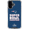 NFL Patriots Super Bowl LIII Champions iPhone 16 Plus Clear Case