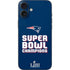 NFL Patriots Super Bowl LIII Champions iPhone 16 Plus Skin