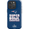 NFL Patriots Super Bowl LIII Champions iPhone 16 Pro Impact Case