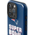 NFL Patriots Super Bowl LIII Champions iPhone 16 Pro Impact Case
