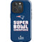 NFL Patriots Super Bowl LIII Champions iPhone 16 Pro Max Impact Case