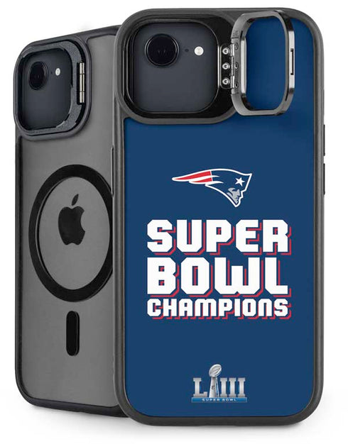 NFL Patriots Super Bowl LIII Champions iPhone 16e Kickstand Case
