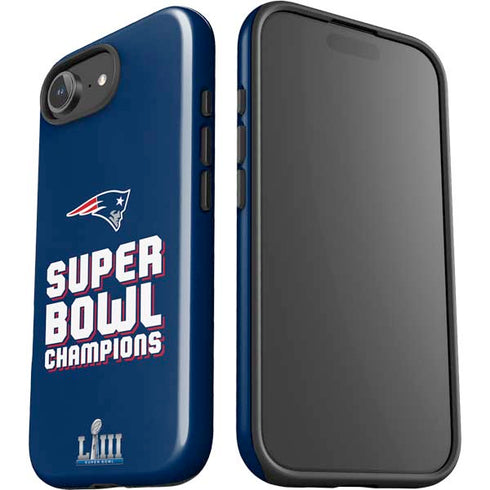 NFL Patriots Super Bowl LIII Champions iPhone 16e Impact Case