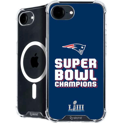 NFL Patriots Super Bowl LIII Champions iPhone 16e MagSafe Case