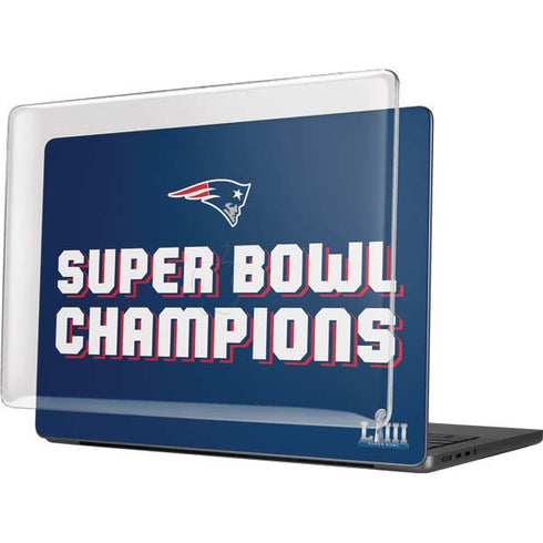 NFL Patriots Super Bowl LIII Champions MacBook Pro 14in (2021-24) Case plus Skin