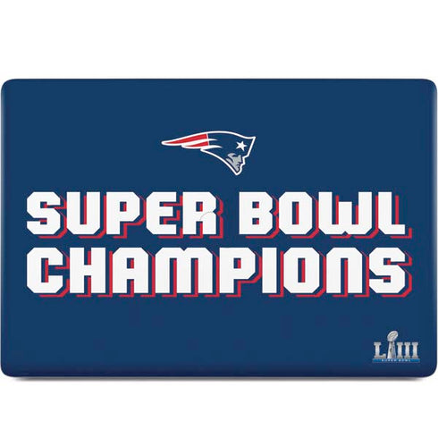 NFL Patriots Super Bowl LIII Champions MacBook Skins
