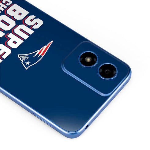 NFL Patriots Super Bowl LIII Champions Moto G Play 4G (2024) Skin