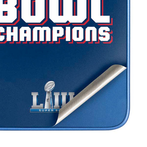 NFL Patriots Super Bowl LIII Champions Moto G Play 4G (2024) Skin