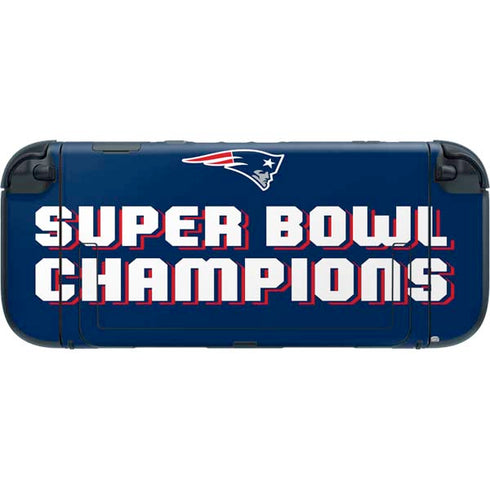 NFL Patriots Super Bowl LIII Champions Nintendo Switch 2 (2025) with Joy-Con Skin