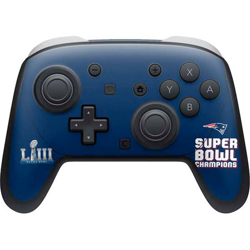 NFL Patriots Super Bowl LIII Champions Nintendo Skins