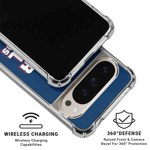 NFL Patriots Super Bowl LIII Champions Pixel 9 Pro XL Clear Case