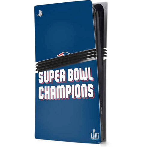 NFL Patriots Super Bowl LIII Champions PlayStation PS5 Skins