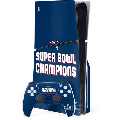 NFL Patriots Super Bowl LIII Champions PlayStation PS5 Skins
