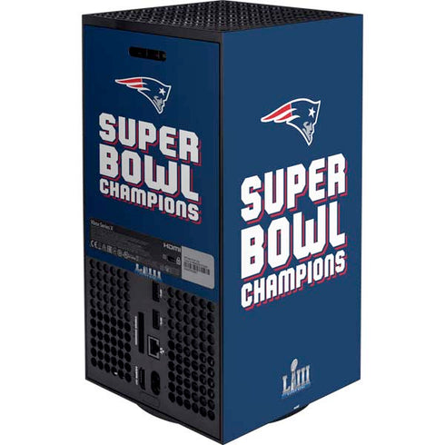 NFL Patriots Super Bowl LIII Champions Xbox Series X Bundle Skin