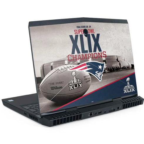 NFL Patriots Super Bowl XLIX Champs Dell Alienware Skin