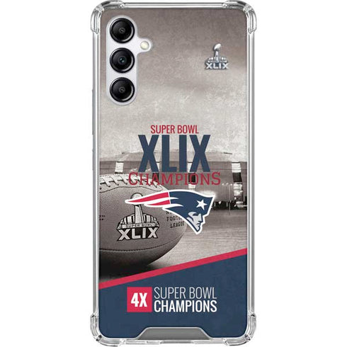 NFL Patriots Super Bowl XLIX Champs Gabb Phone 4 Clear Case