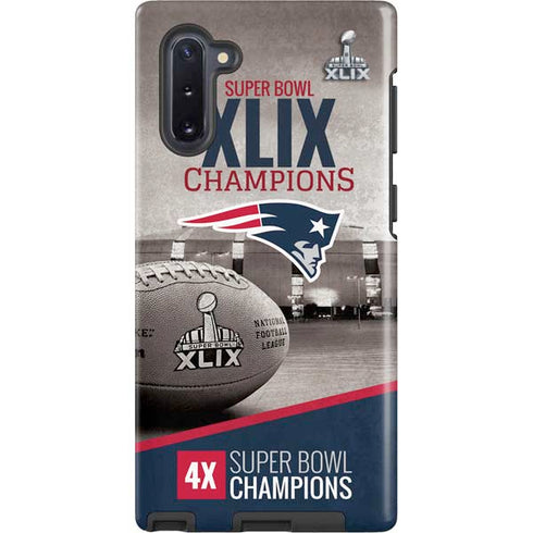 NFL Patriots Super Bowl XLIX Champs Galaxy Note 10 Pro Case