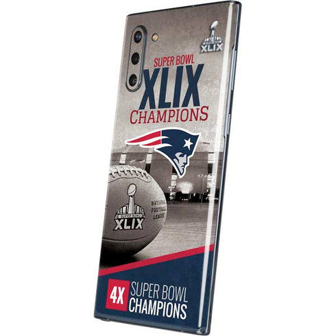 NFL Patriots Super Bowl XLIX Champs Galaxy Note 10 Skin
